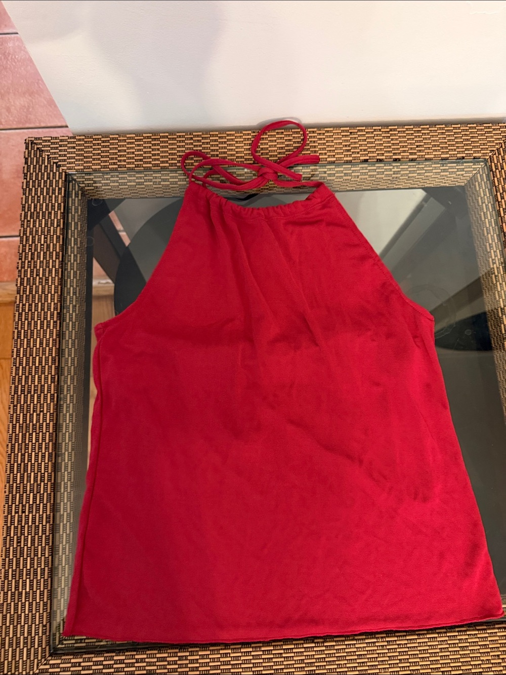 Banana Republic Crimson Halter Tank